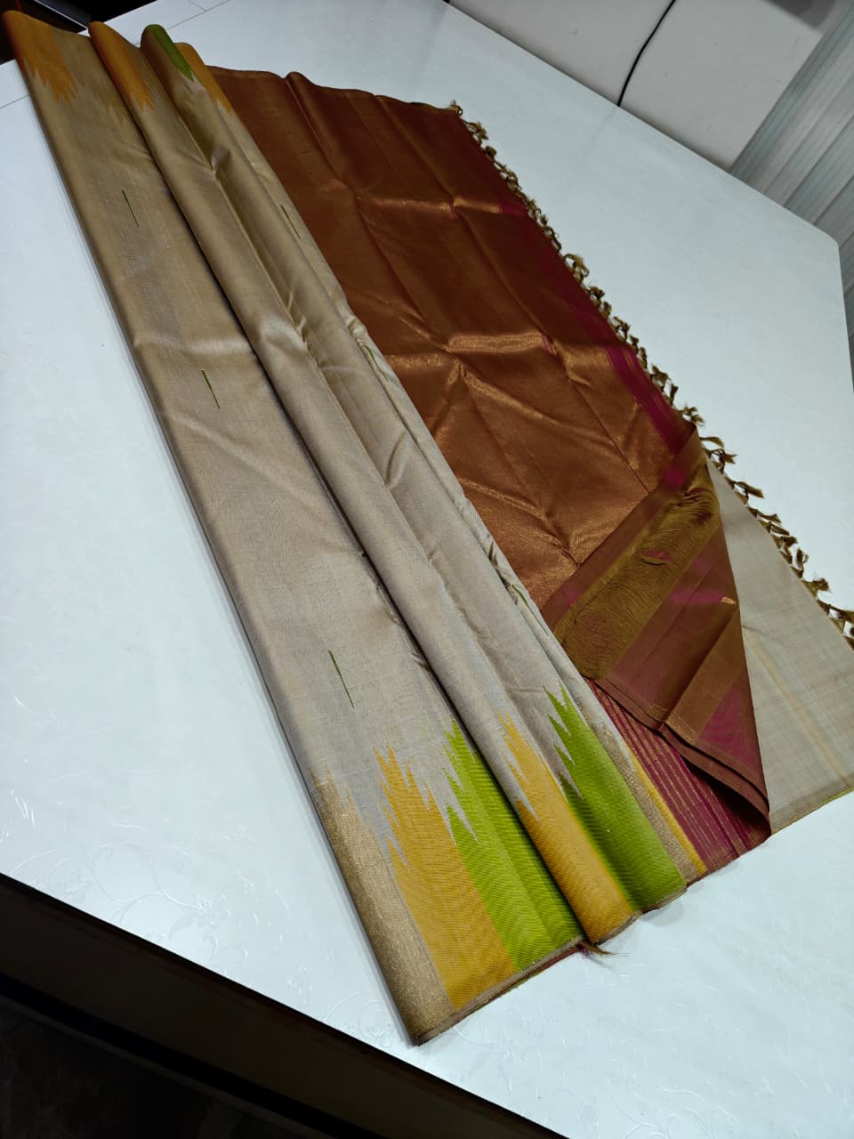 Floral Butta Kanchipuram Silk Saree